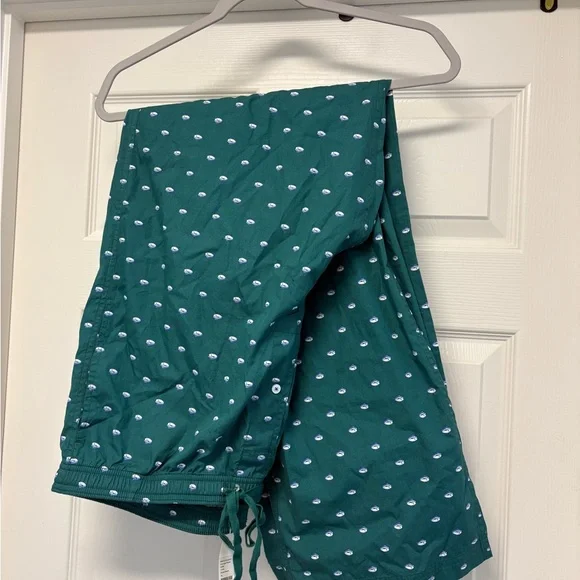 NWT Southern Tide Men’s Skipjack Lounge Pants Duck Green Fish XL PJ Pants - Picture 5 of 6